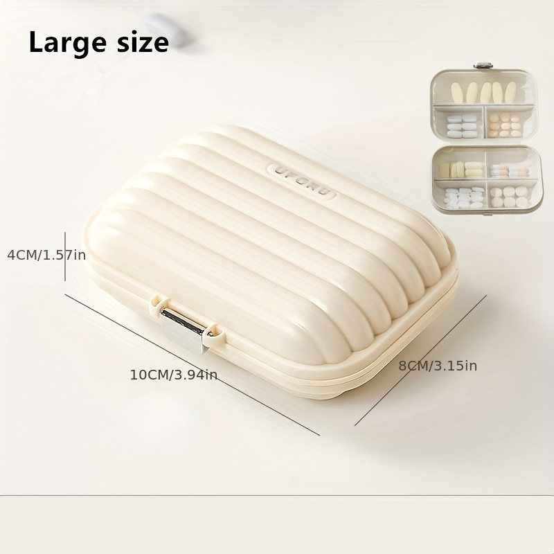 Portable Mini Pill Box for Travel and Storage